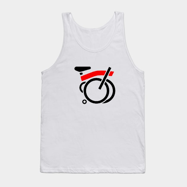 Bicycle Brompton Tank Top by nikobabin